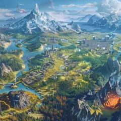 Odkryj tajemnice świata Wiedźmina: Mapa Wiedźmin 3
