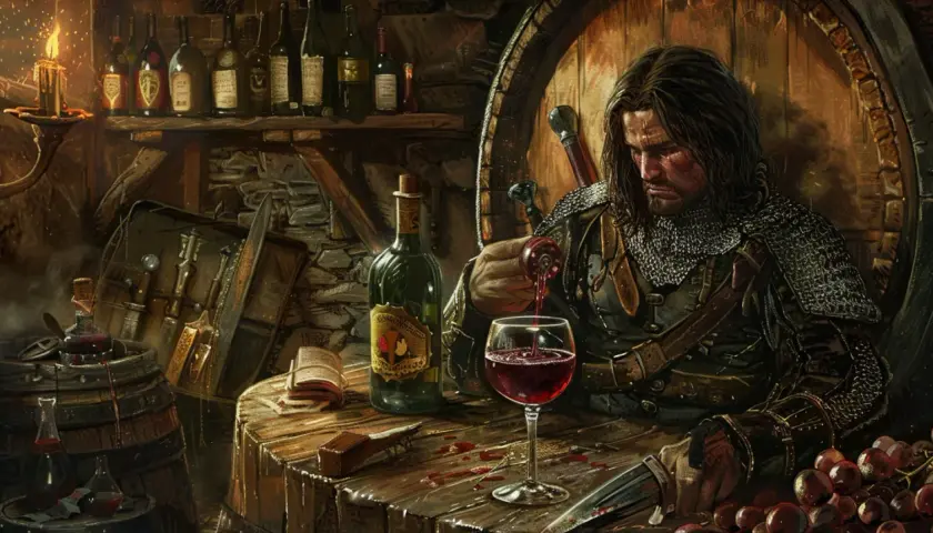 Wino w świecie Wiedźmina: Jakie trunki preferuje Geralt z Rivii?